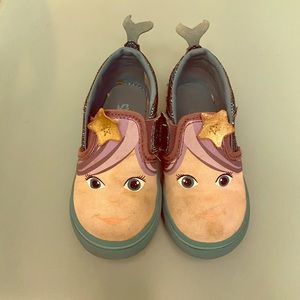 Mermaid Velcro Vans